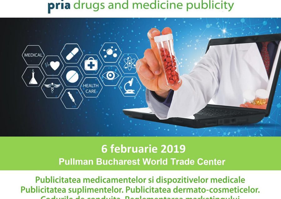 Conferința PRIA Drugs and Medicine Publicity: București, 6 februarie