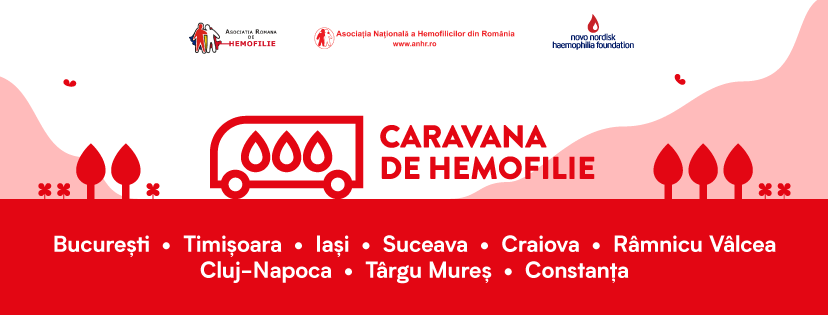 Caravana de hemofilie continuă sâmbătă la Cluj și duminică la Târgu Mureș