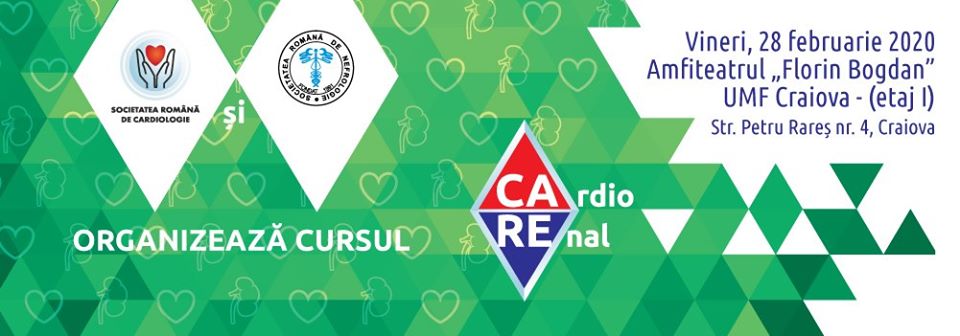 Cursul CaRe – CardioRenal: 29 februarie, UMF Craiova