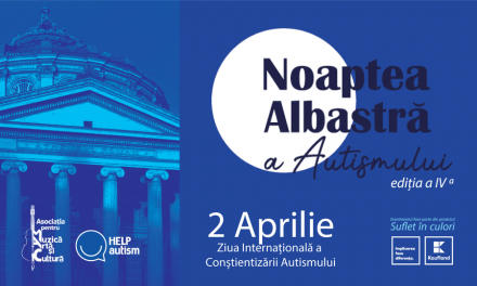 2 Aprilie, Clădiri iluminate în albastru, de Ziua Internaţională a Conştientizării Autismului