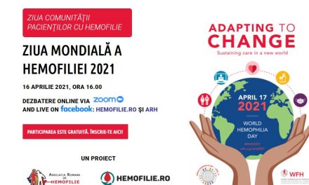 Află poveștile campionilor comunităţii internaţionale de hemofilie la întâlnirea de vineri, 16 aprilie 2021