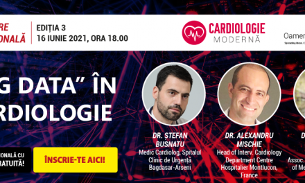 Comunitatea OSC – Cardiologie Modernă: Discutăm despre “Big Data în Cardiologie” la întâlnirea din 16 iunie