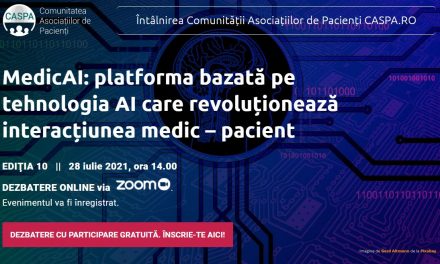 Comunitatea Caspa.ro: Află cum inteligența artificială lucrează în folosul pacienților, la întâlnirea din 28 iulie