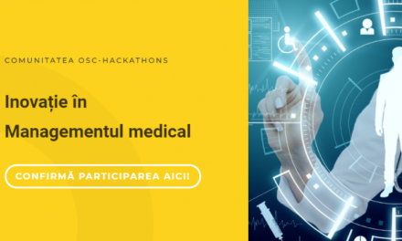 Comunitatea OSC Hackathons organizează o nouă întâlnire în luna septembrie: Inovație în managementul medical