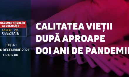 Calitatea vieții după doi ani de pandemie: tema întâlnirii DespreObezitate.ro din 16 decembrie
