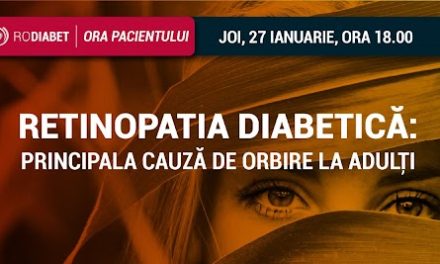 Retinopatia diabetică: tema întâlnirii RoDiabet Ora pacientului din 27 ianuarie