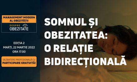 Despre SOMN și OBEZITATE la întâlnirea Comunității DespreObezitate.ro din 22 martie