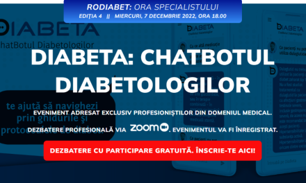 Ora Specialistului RoDiabet: Cum ne ajută Diabeta, chatbotul diabetologilor