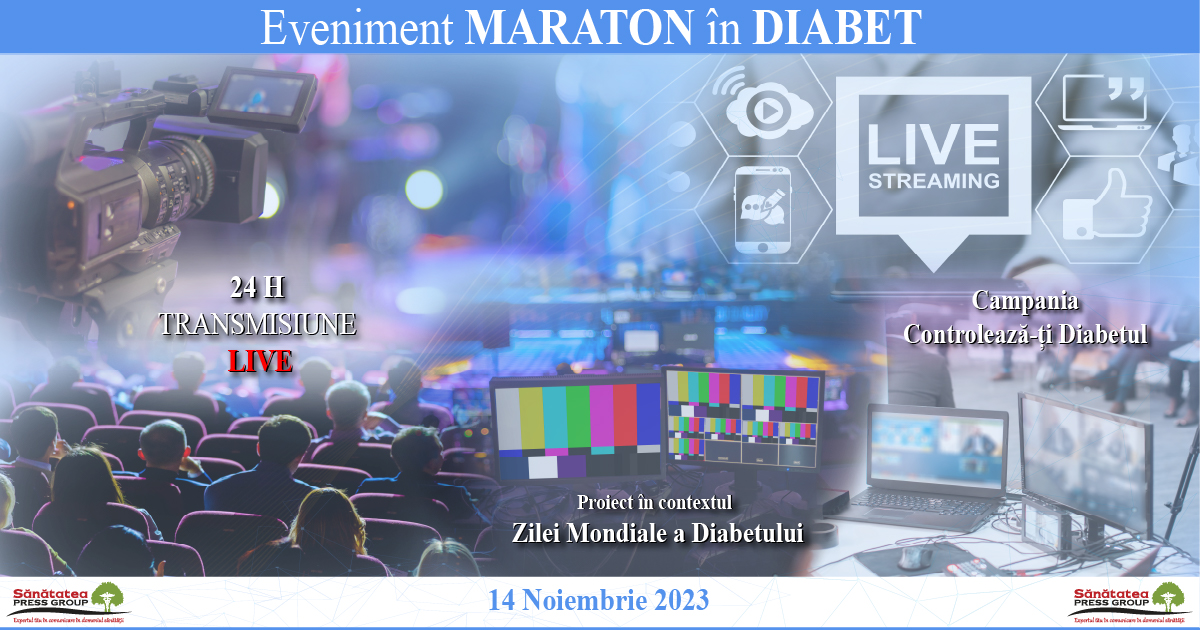 Eveniment Maraton în Diabet, 14 noiembrie 2023