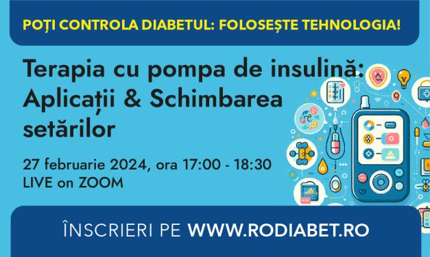 Aplicații și schimbarea setărilor la pompele de insulină: tema Orei Pacientului Rodiabet din 27 februarie