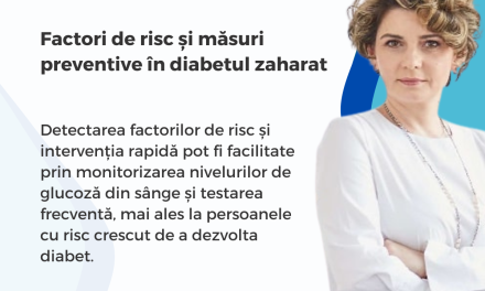 Conf. dr. Anca Pantea Stoian: Înțelegerea factorilor de risc și adoptarea unor măsuri preventive reduce riscul de a dezvolta diabet zaharat