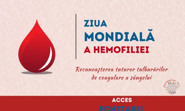 ASSMB: În România există, în prezent, circa 1.800 de pacienți diagnosticați cu hemofilie și peste 2.000 cu boala von Willebrand