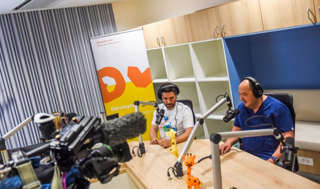 Dăruiește Viață a inaugurat studioul radio din Spitalul construit de români