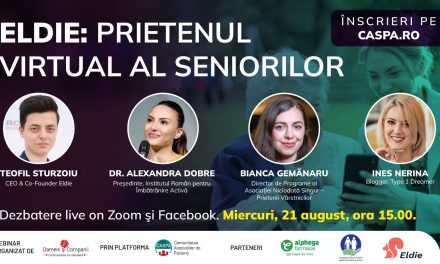 Webinar Caspa.ro: Eldie – prietenul virtual al seniorilor