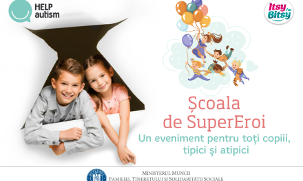 Help Autism și Itsy Bitsy Help transformă „Școala de SuperEroi” în primul eveniment accesibilizat pentru copiii și adolescenții cu tulburări din spectrul autist (TSA)