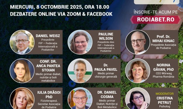 Podiatria salvează vieți: Descoperă rolul acestei profesii la webinarul din 8 octombrie
