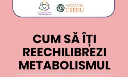 Asociația Credu organizează evenimentul „Cum să îți reechilibrezi metabolismul”, 6 noiembrie, București